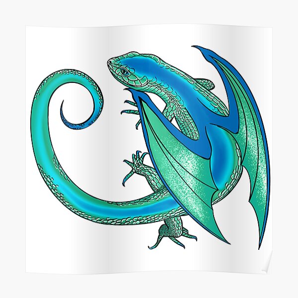 MLM Gay Pride Dragon Poster