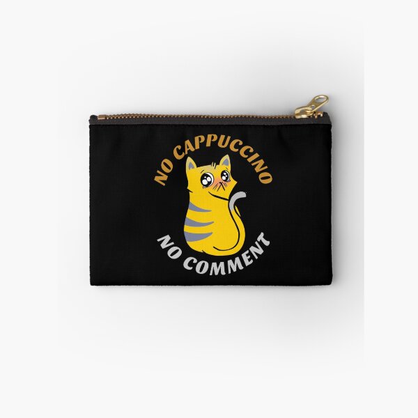 Item preview, Cappuccino, Funny No Cappuccino, No Comment Cat designed and sold by InspiredForever.
