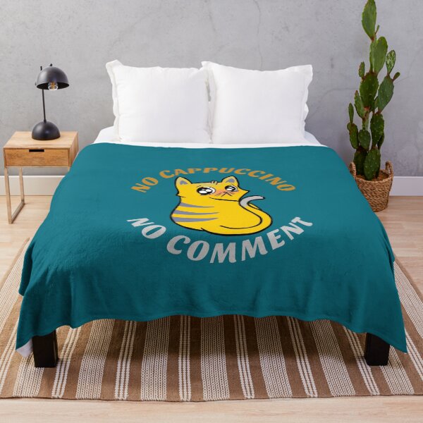 Item preview, Cappuccino, Funny No Cappuccino, No Comment Cat designed and sold by InspiredForever.