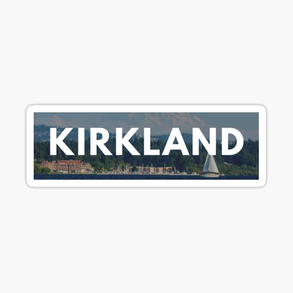 Item preview, Kirkland Skyline Washington WA Sticker designed and sold by annette3102.