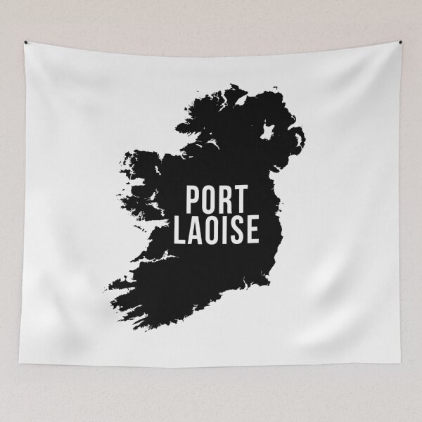 Item preview, Port Laoise, Ireland Silhouette designed and sold by CartoCreative.