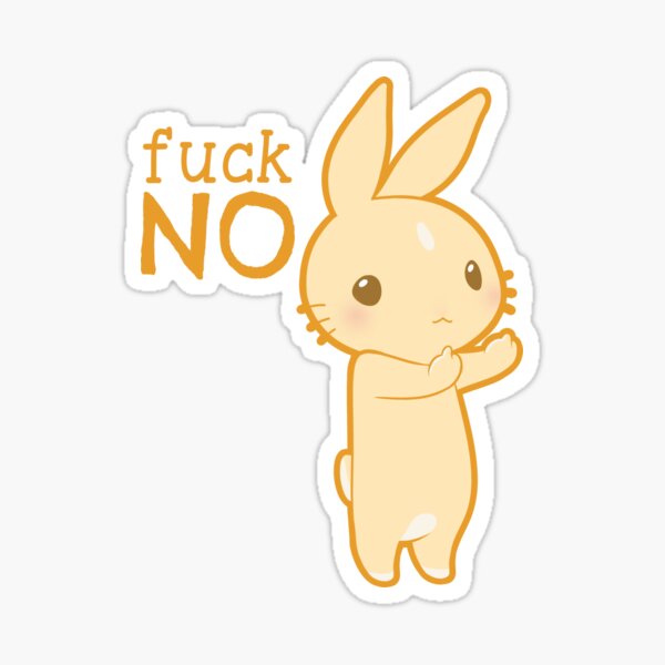 Item preview, Fuck No - B designed and sold by Bitter-Cherry.