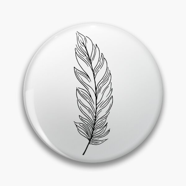 Item preview, White Tropical Feather Print designed and sold by Bermygirl.