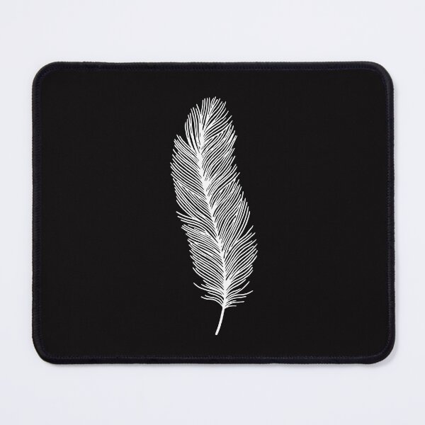 Item preview, White Tropical Feather Print designed and sold by Bermygirl.