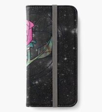 Stained Glass Rose Galaxy iPhone Wallet/Case/Skin