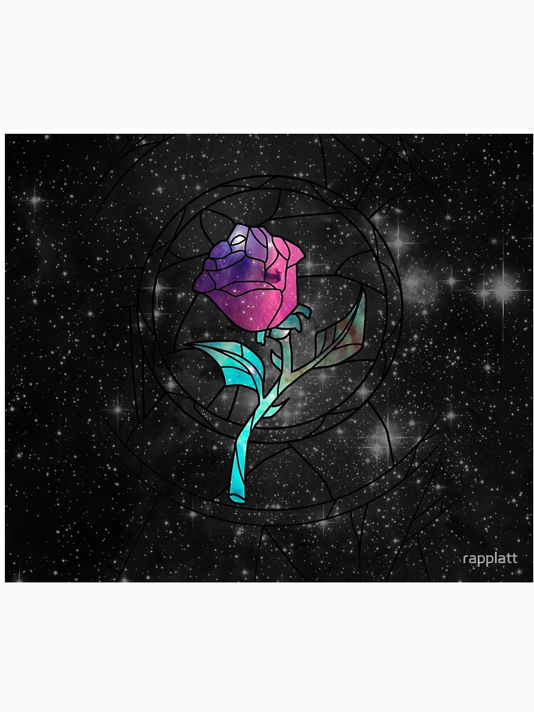 Stained Glass Rose Galaxy by rapplatt