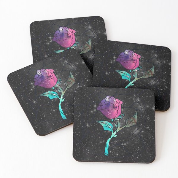 Item preview, Stained Glass Rose Galaxy designed and sold by rapplatt.