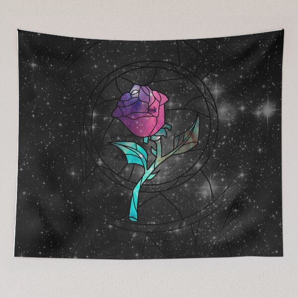 Item preview, Stained Glass Rose Galaxy designed and sold by rapplatt.