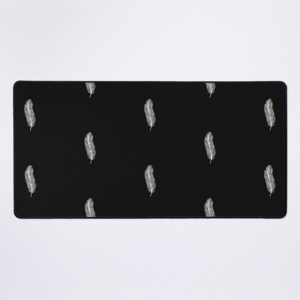Artikelvorschau, White Tropical Feather Print entworfen und verkauft von Bermygirl.