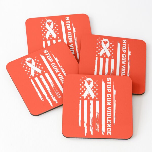 Item preview, Stop Gun Violence Wear Orange American Flag Vintage designed and sold by RosannaArt.
