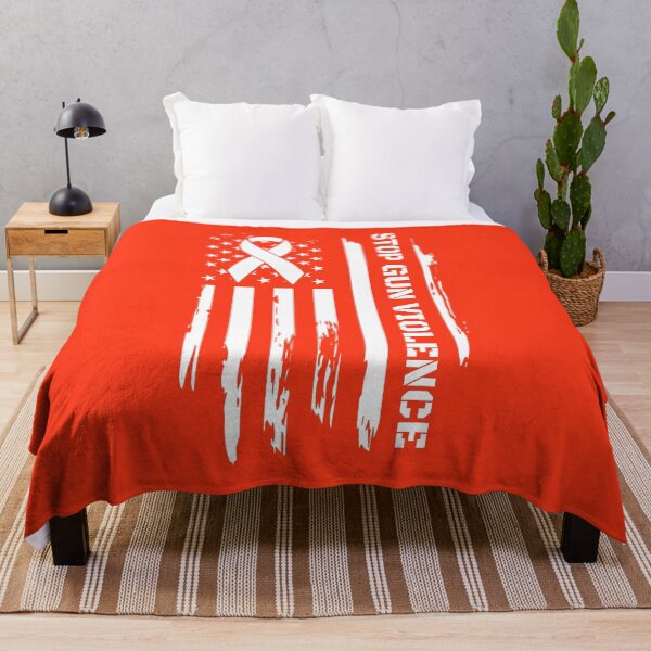 Item preview, Stop Gun Violence Wear Orange American Flag Vintage designed and sold by RosannaArt.