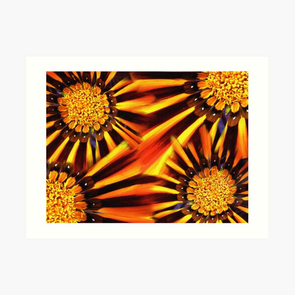 Busting Colors Art Print