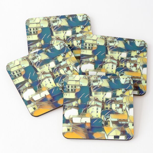 Item preview, Rooftop painting Florence designed and sold by alien-punk.