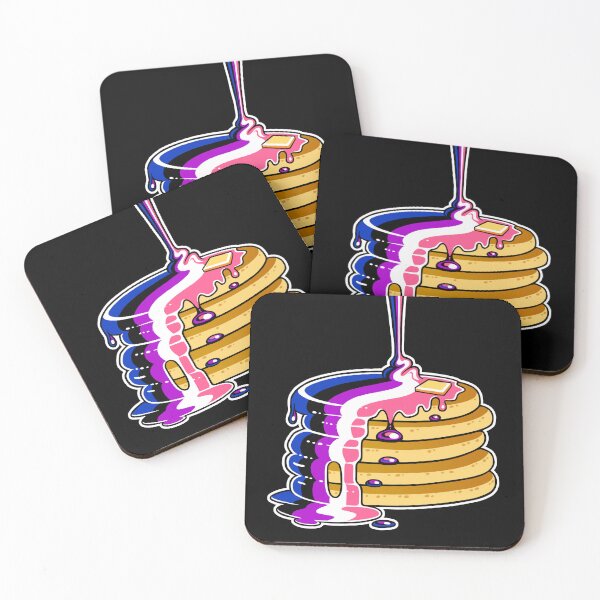 Item preview, Genderfluid Pride Pancakes LGBT designed and sold by flannmoriath.