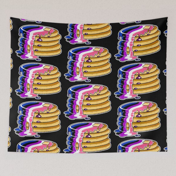 Item preview, Genderfluid Pride Pancakes LGBT designed and sold by flannmoriath.