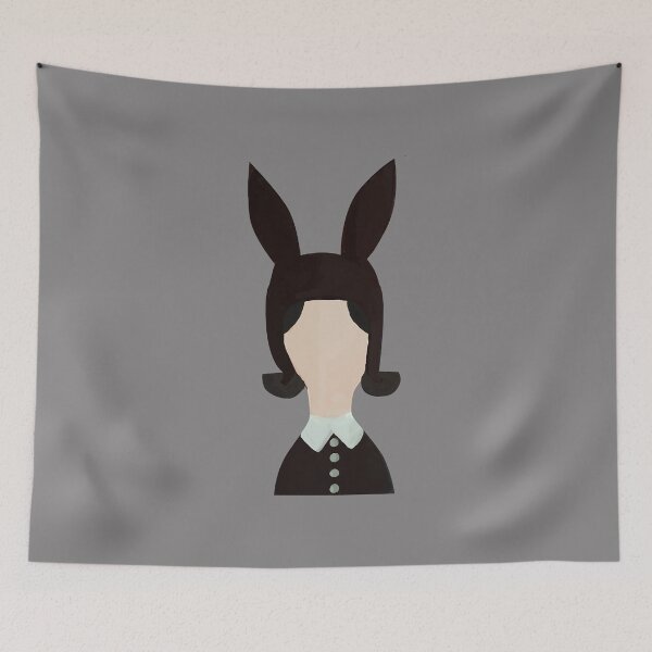 Item preview, Black Bunny Hat Girl Painting designed and sold by Heatherna183.