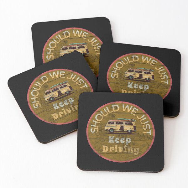 Item preview, Retro Should We Just Keep Driving wood texture designed and sold by Russ Selby.
