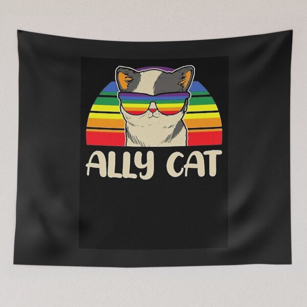 Item preview, Cat pride allyship photographic print designed and sold by KevinMelton47.