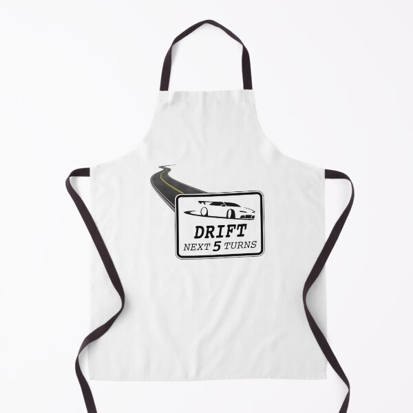 Item preview, DRIFT Next 5 Turns! Road Sign & Roadway (on White) designed and sold by epinkb.