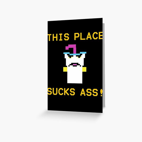 8 Bit Shake Greeting Card