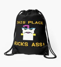 8 Bit Shake Drawstring Bag