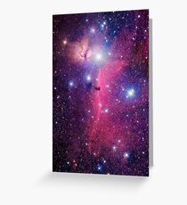 Purple Galaxy Greeting Card