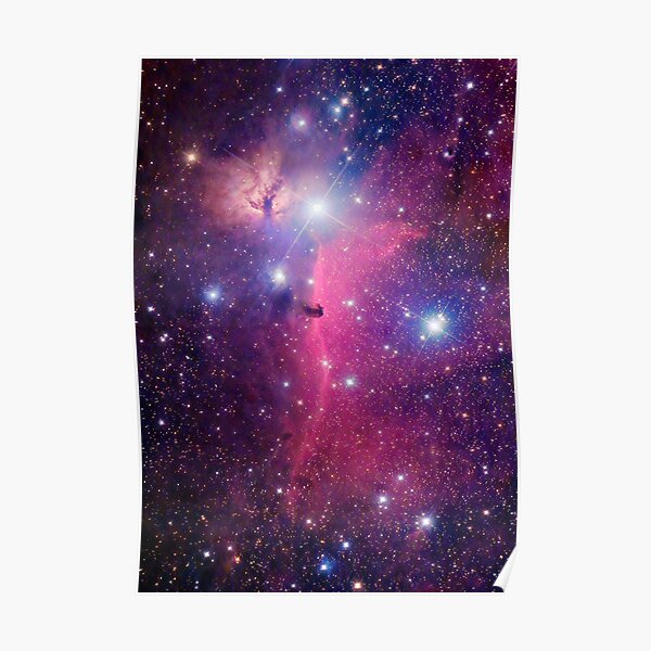 Purple Galaxy Poster