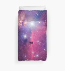 Lila Galaxie Bettbezug