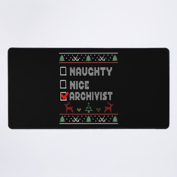 Item preview, Naughty Nice Archivist, Matching Christmas Group Pajama design designed and sold by Merchking1.