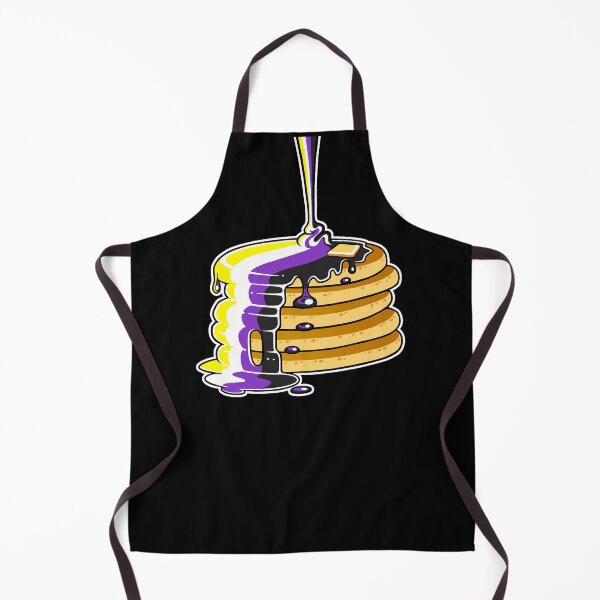 Item preview, Nonbinary Enby Pride Pancakes LGBT designed and sold by flannmoriath.