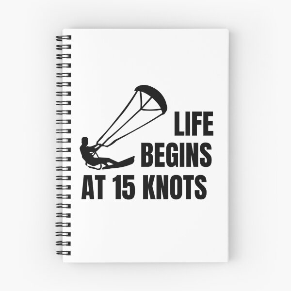 Item preview, Kiteboarding, Kitesurfing Design - Life Begins at 15 Knots designed and sold by EstelleStar.