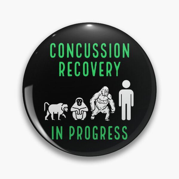 Item preview,  witty, self deprecating, funny concussion, concussed, TBI design  on a T-shirt, sticker, and mug designed and sold by smichaeliv.
