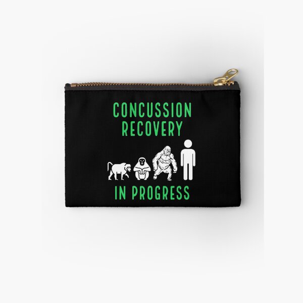 Item preview,  witty, self deprecating, funny concussion, concussed, TBI design  on a T-shirt, sticker, and mug designed and sold by smichaeliv.