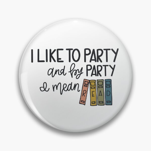 Item preview, I like to party, but really read print designed and sold by Jenna Heath.