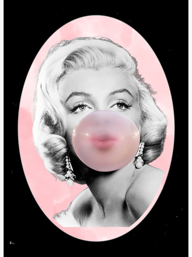 Marilyn Monroe Bubble Gum" Art Board for Sale by WeTrieditatHome | Redbubble