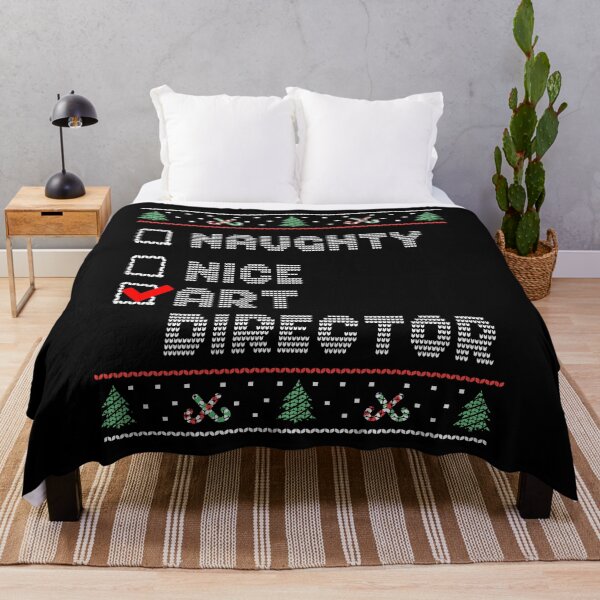 Item preview, Naughty Nice Art Director, Matching Christmas Group Pajama design designed and sold by Merchking1.