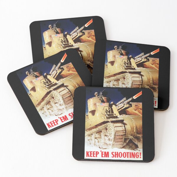 Item preview, Vintage Keep 'em Shooting U.S. Army Armor World War II designed and sold by Relics Of The Day.