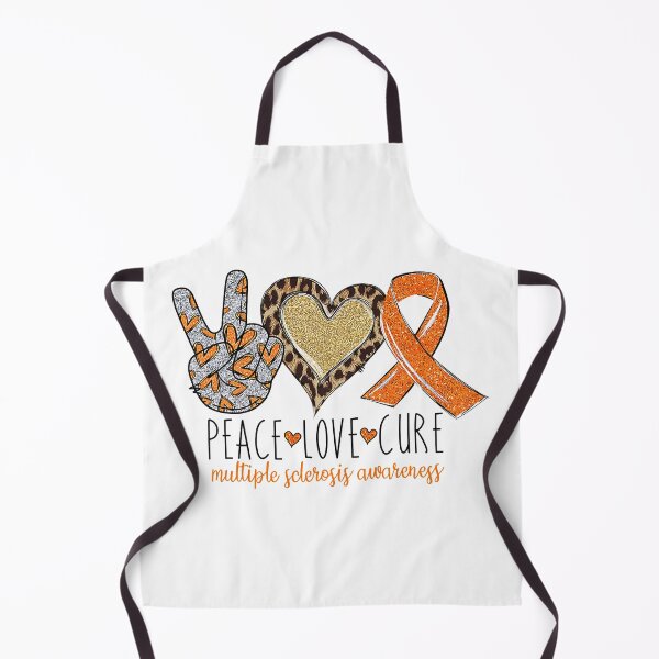 Item preview, Peace Love Cure Multiple Sclerosis Awareness designed and sold by xmjajd.