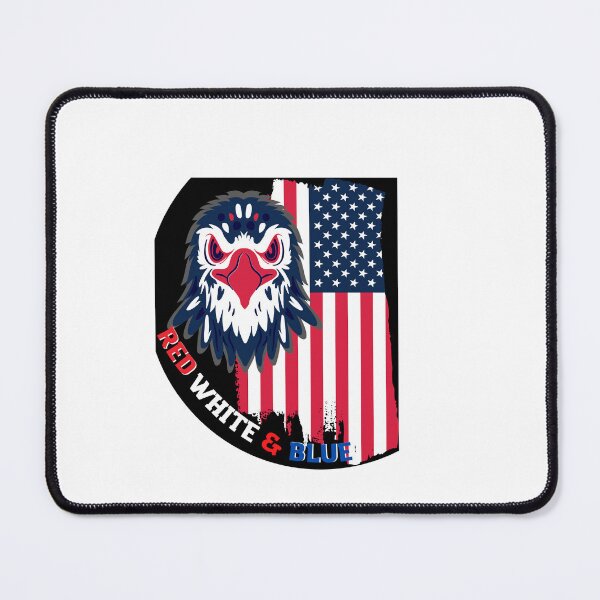 Item preview, - Red White & Blue | 4th of July | American Flag with Eagle - designed and sold by pod-plus-plus.