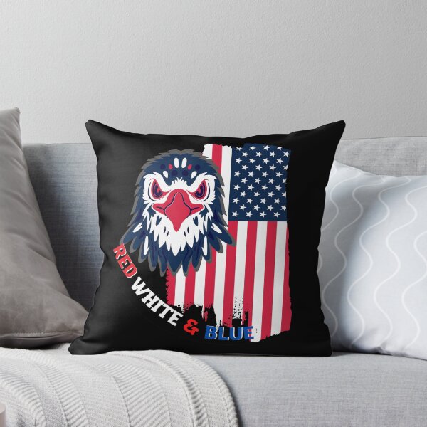 Item preview, - Red White & Blue | 4th of July | American Flag with Eagle - designed and sold by pod-plus-plus.