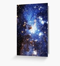 Blue Galaxy 3.0 Greeting Card