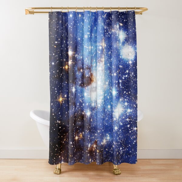 Blue Galaxy 3.0 Shower Curtain