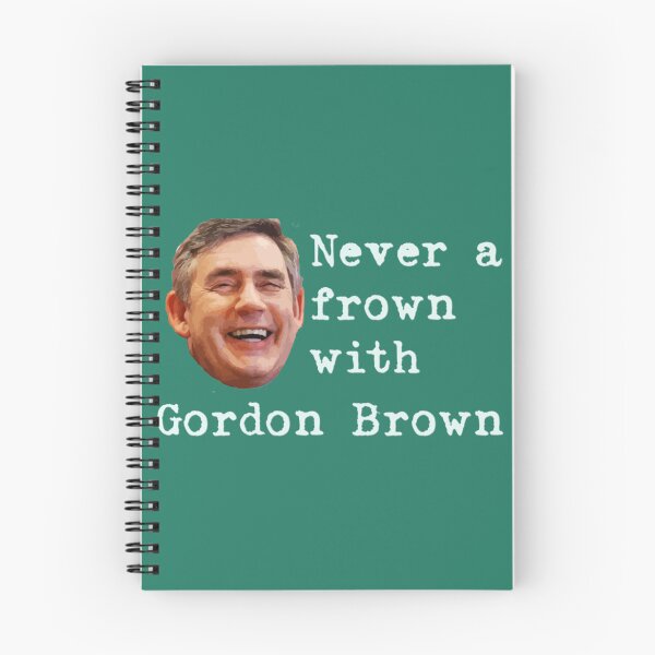 Item preview, Never a frown with Gordon Brown Fitted V-Neck  designed and sold by Trenggoii.