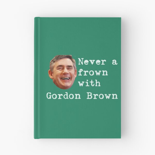 Item preview, Never a frown with Gordon Brown Fitted V-Neck  designed and sold by Trenggoii.