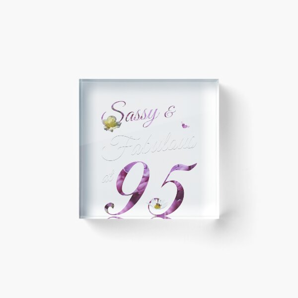 Item preview, 95 Year Old Sassy Fabulous Floral 1926 95th Birthday Gift designed and sold by Manveersh.