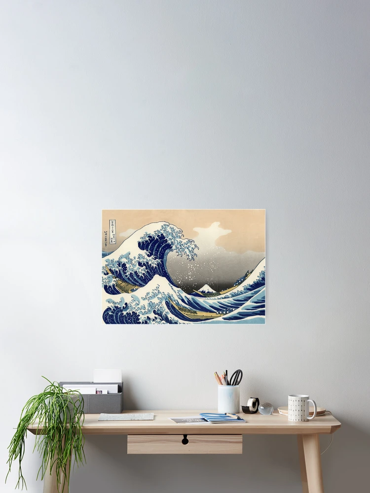 Thumbnail 2 of 3, Poster, Great Wave designed and sold by rapplatt.