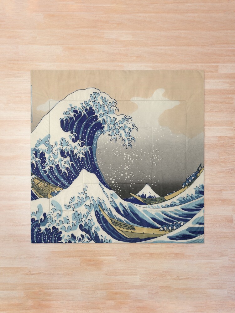 Alternate view of Great Wave Comforter