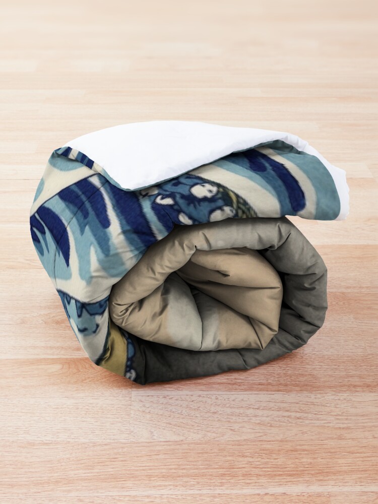 Alternate view of Great Wave Comforter