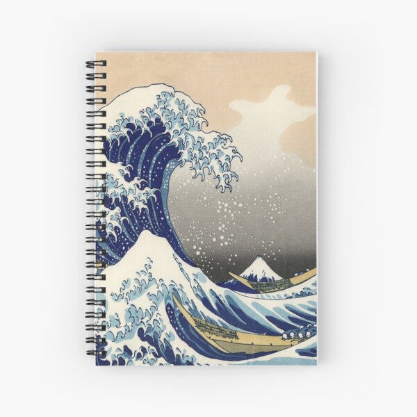 Great Wave Spiral Notebook