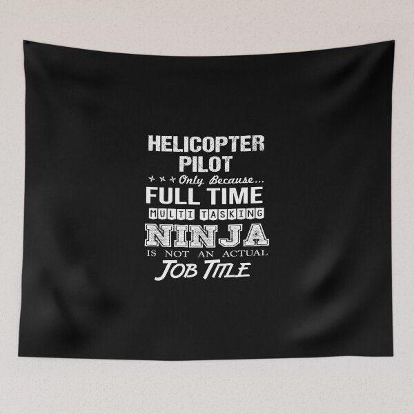 Item preview, Helicopter Pilot T Shirt - Multitasking Ninja Job Gift Item Tee designed and sold by watkinsmat.